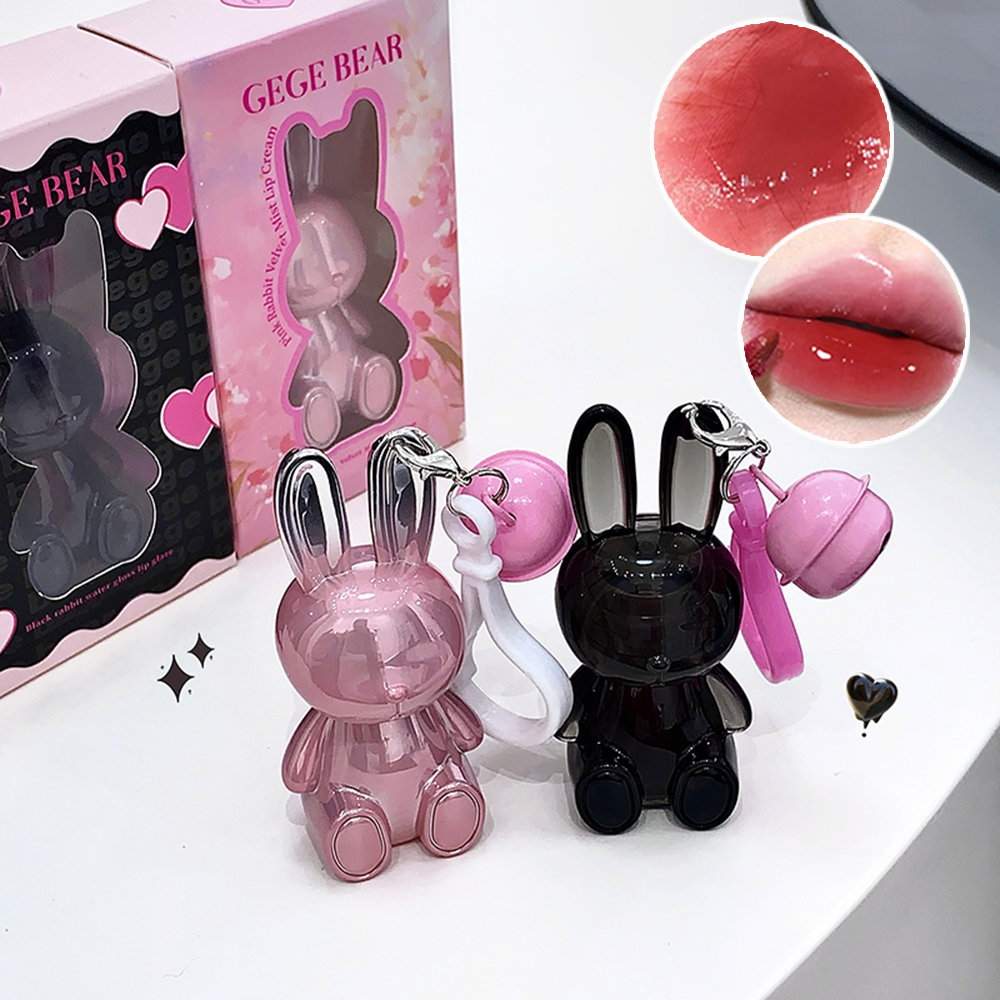 Gege Bear Pink Rabbit Velvet M - J Beauty Makeup avaliação e preço