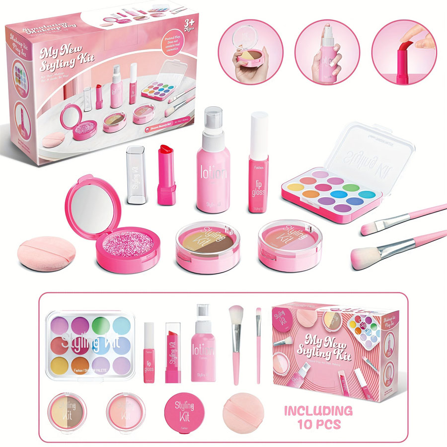 Children's Makeup Toy Set Simu - Beauty Real Makeup avaliação e preço