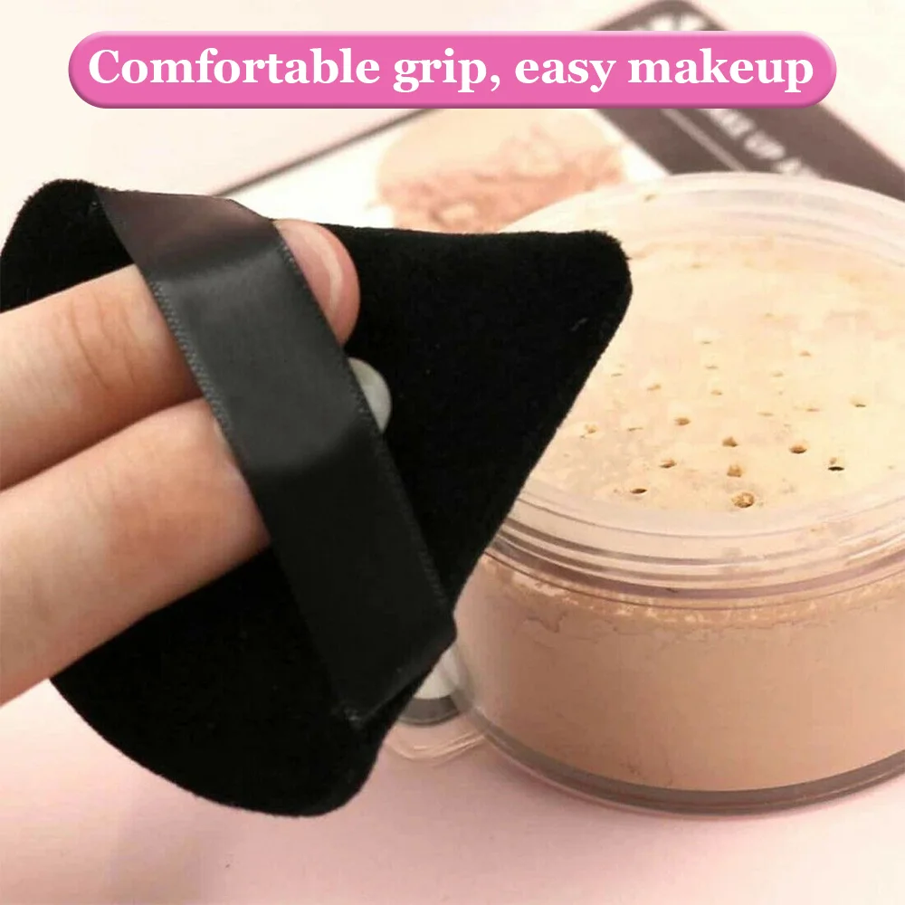 2/6Pcs Triangle Powder Puff Fa - Beauty Blender In Makeup avaliação e preço