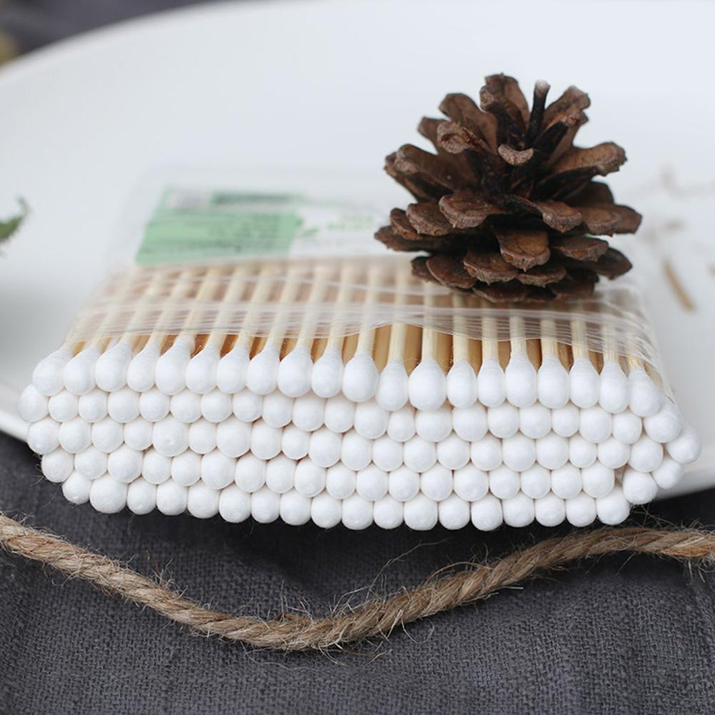 10/100pcs Disposable Cotton Sw - Beauty For You Makeup avaliação e preço
