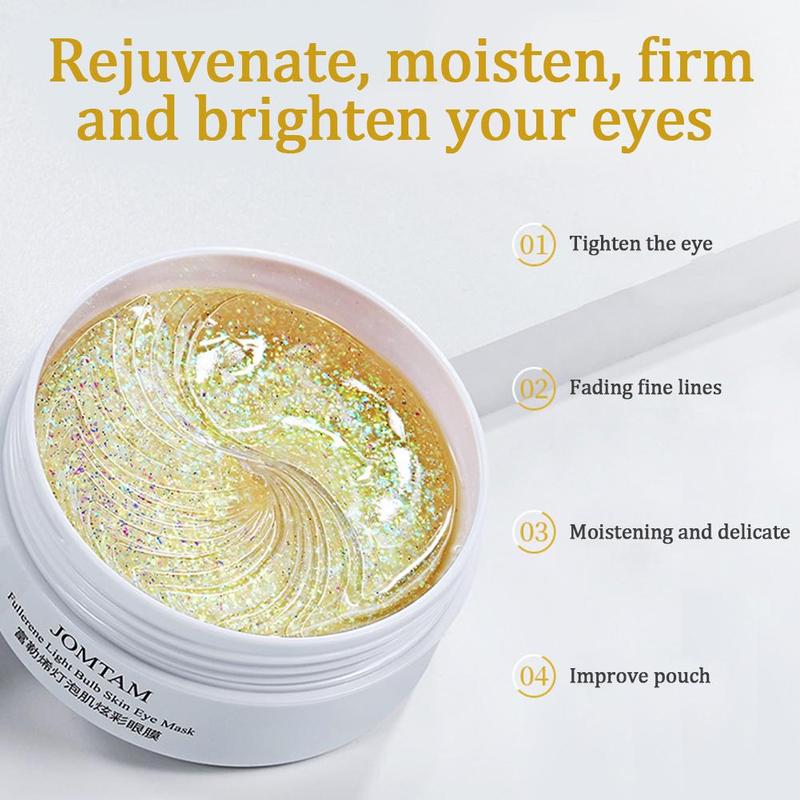 60pcs Crystal Collagen Eye Mas - Collagen Eye Patch avaliação e preço