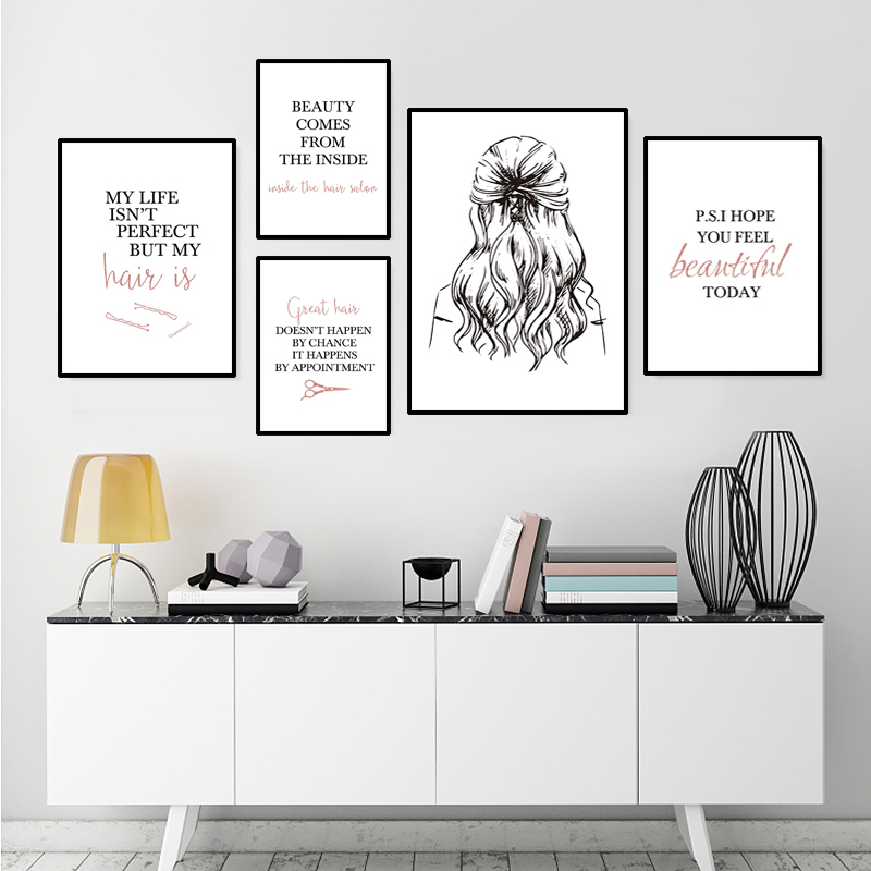 barbershop quote art posters h - Makeup Is Beauty Quotes avaliação e preço