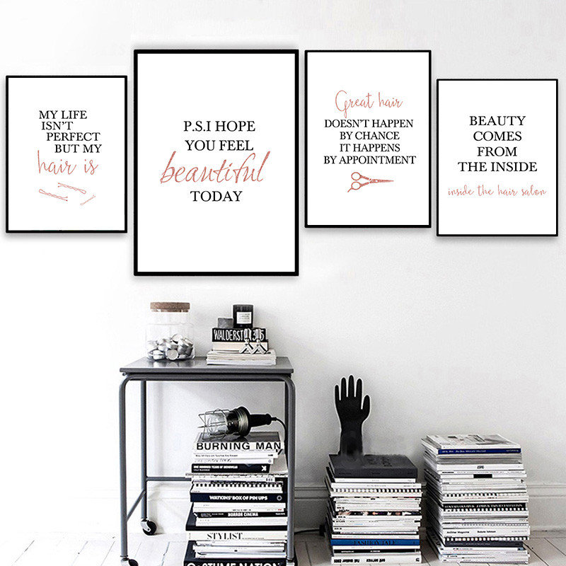 barbershop quote art posters h - Makeup Is Beauty Quotes avaliação e preço