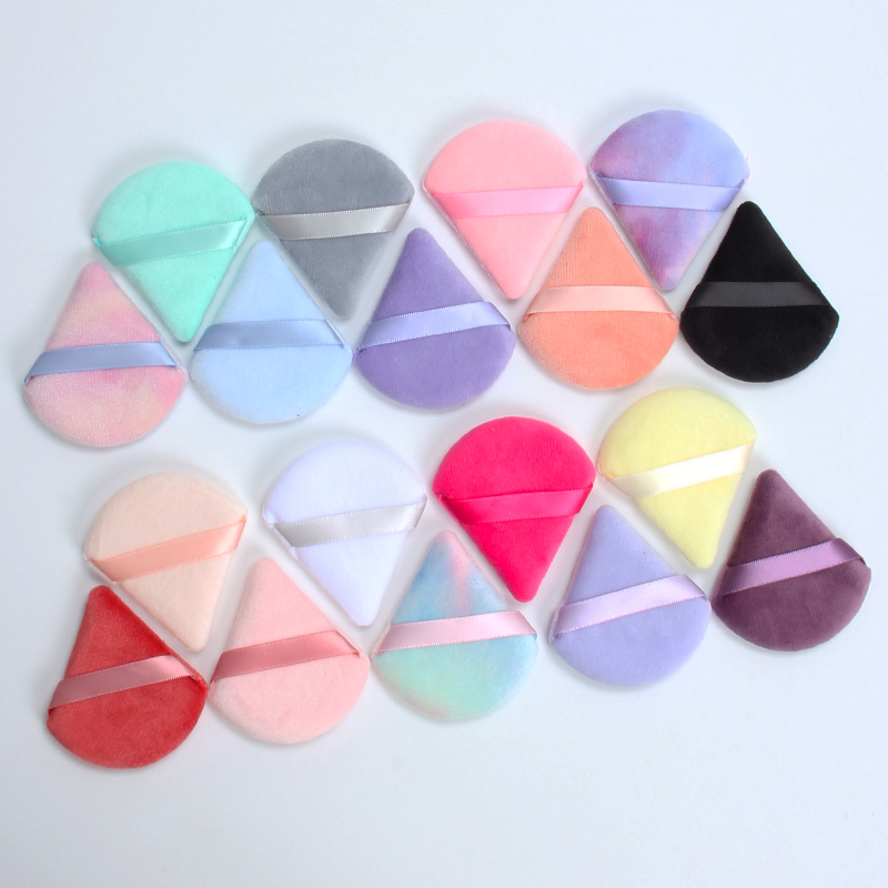 2 件 Triangle Powder Puff Face  - Beauty Blender In Makeup avaliação e preço