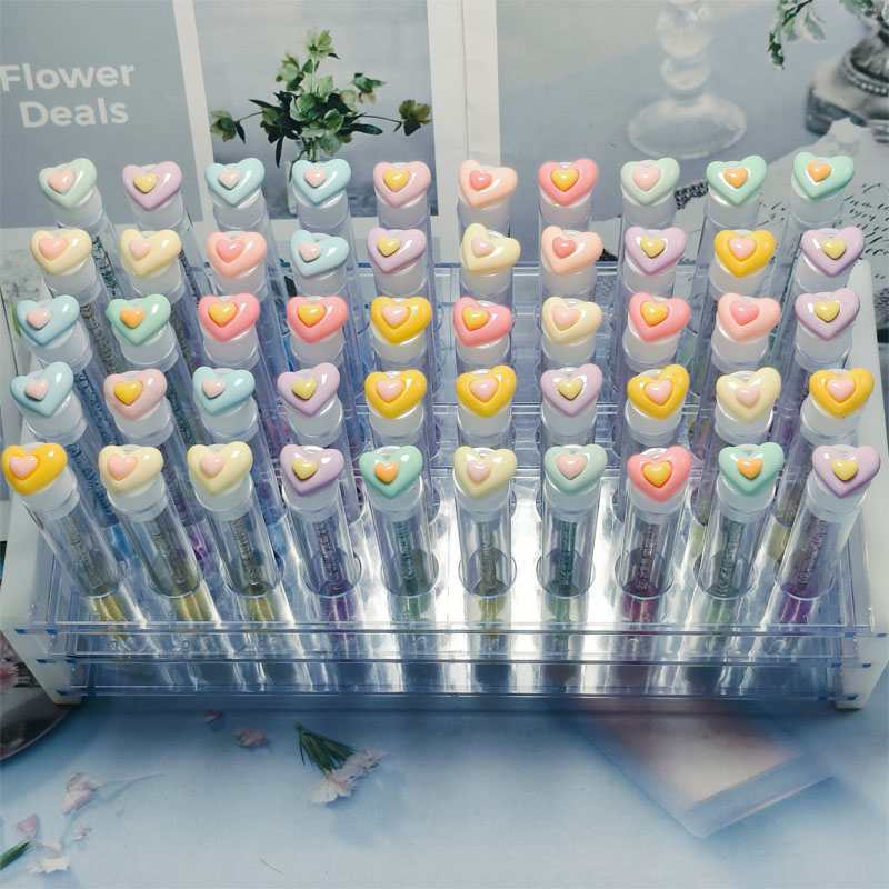 50Pcs Mixed Loving Heart handl - Beauty Makeup Youtube avaliação e preço
