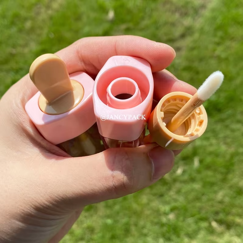 Pink Empty Lip Glaze Tube 1/5p - Beauty Makeup Youtube avaliação e preço