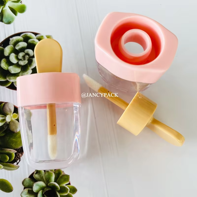 Pink Empty Lip Glaze Tube 1/5p - Beauty Makeup Youtube avaliação e preço