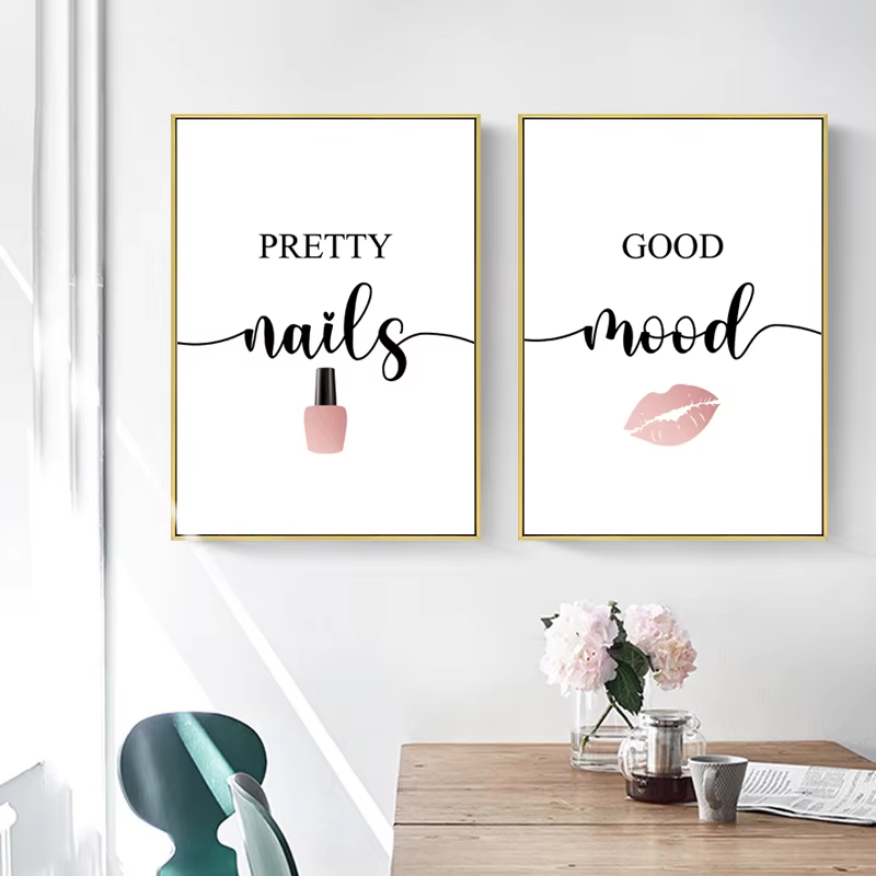 Nordic Pink Women Red Lips Nai - Makeup Is Beauty Quotes avaliação e preço
