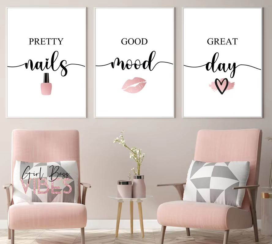 Nordic Pink Women Red Lips Nai - Makeup Is Beauty Quotes avaliação e preço