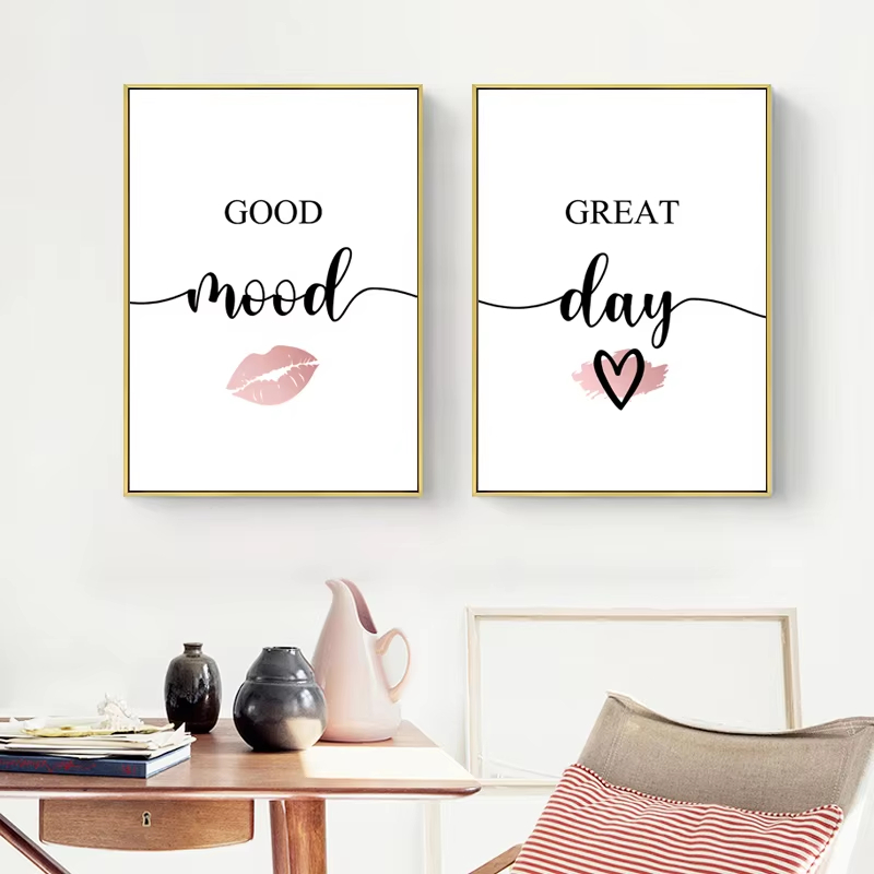 Nordic Pink Women Red Lips Nai - Makeup Is Beauty Quotes avaliação e preço