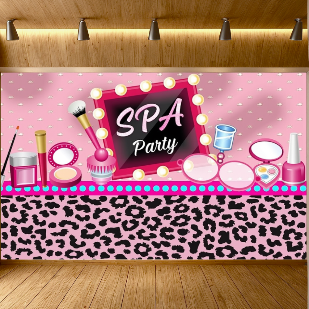 Pink Beauty Makeup Spa Theme B - Beauty Makeup Girl Photo avaliação e preço