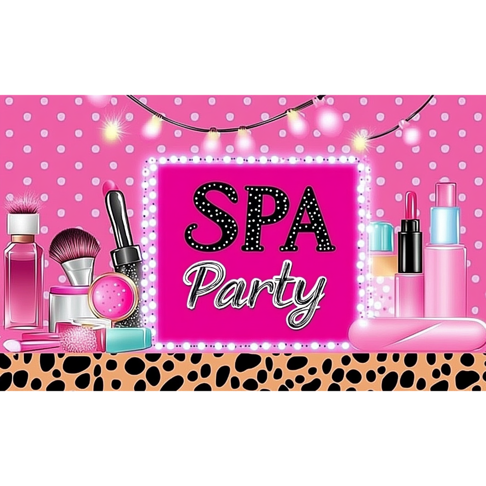 Pink Beauty Makeup Spa Theme B - Beauty Makeup Girl Photo avaliação e preço