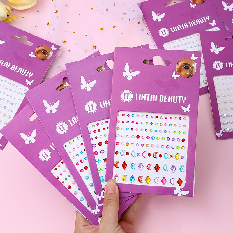 Hot Selling Face Gems Stickers - Beauty For You Makeup avaliação e preço
