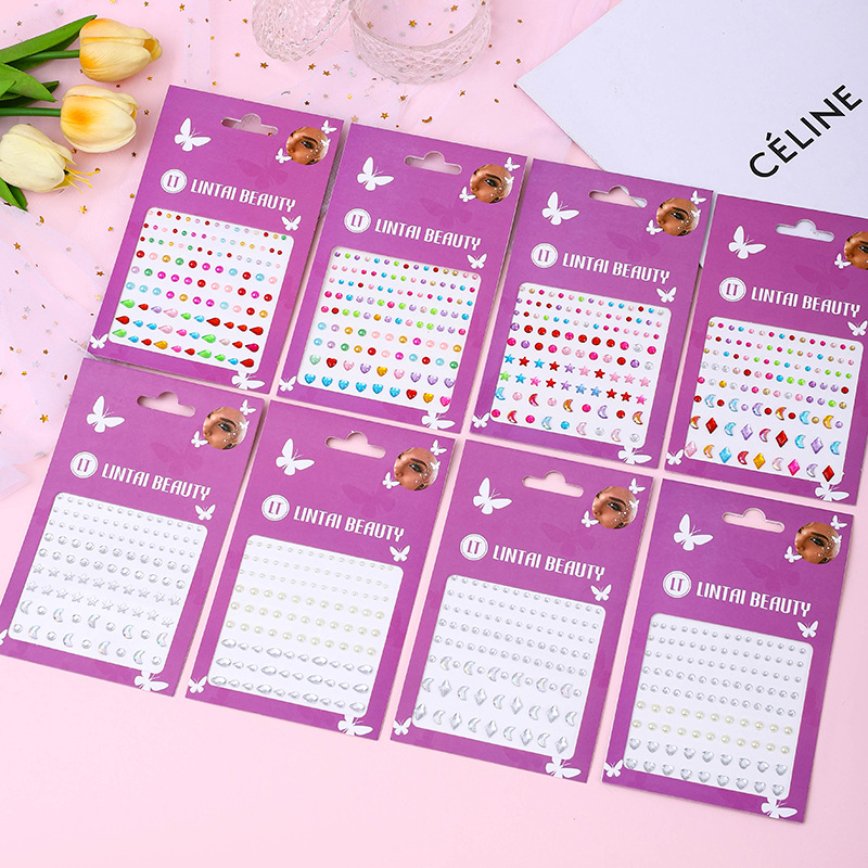 Hot Selling Face Gems Stickers - Beauty For You Makeup avaliação e preço