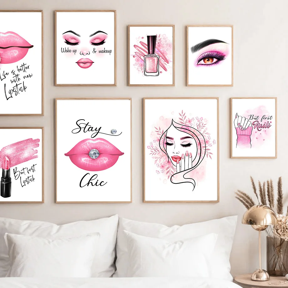 Trendy Makeup Nail Polish Lips - J Beauty Makeup avaliação e preço