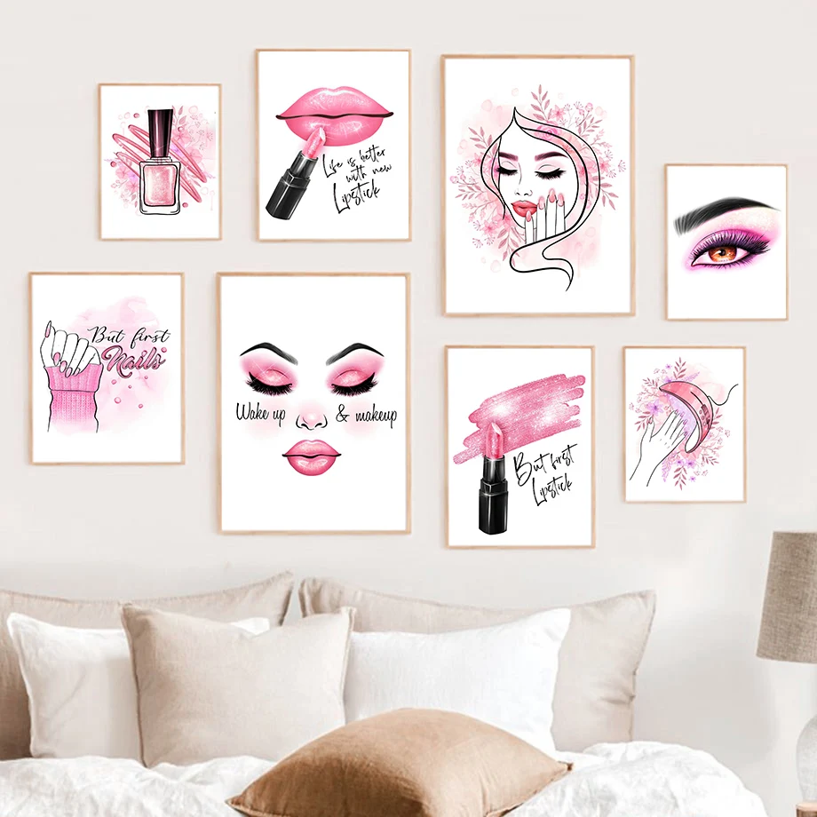 Trendy Makeup Nail Polish Lips - J Beauty Makeup avaliação e preço