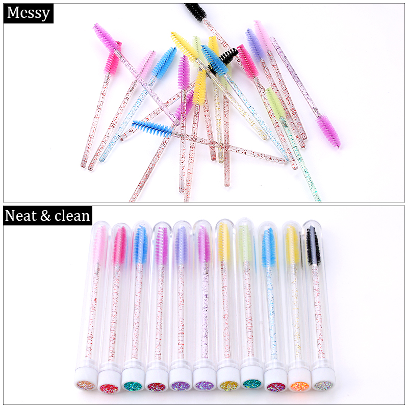20Pcs Reusable Eyebrow Brush T - Beauty Makeup Youtube avaliação e preço