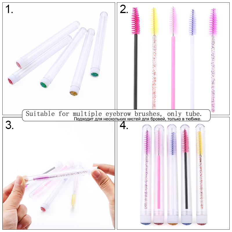 20Pcs Reusable Eyebrow Brush T - Beauty Makeup Youtube avaliação e preço