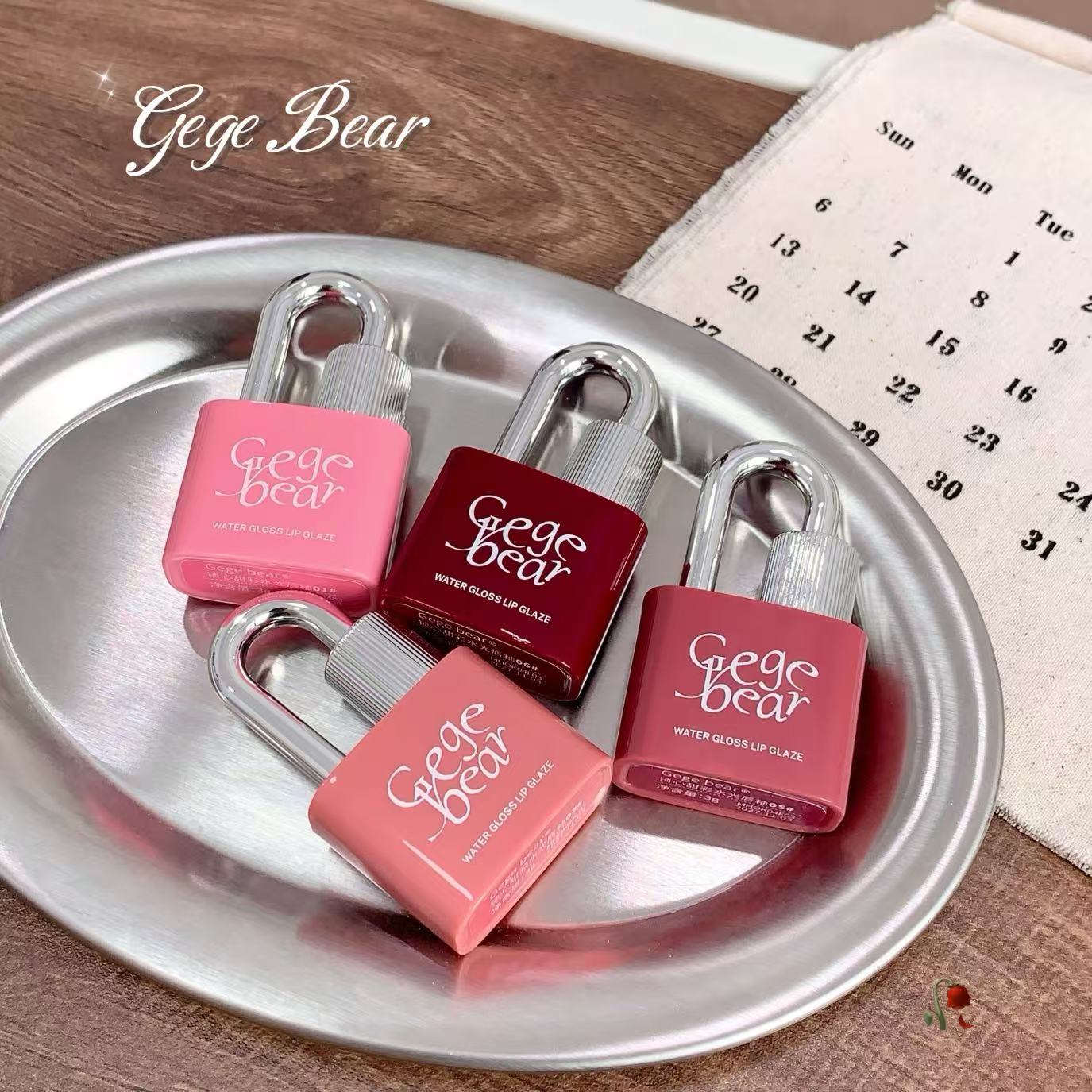 Gege Bear Lock Heart Sweet Col - J Beauty Makeup avaliação e preço