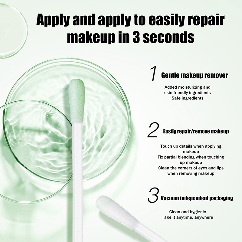 0.3ml×25Pcs Makeup Remover Cot - Beauty For You Makeup avaliação e preço