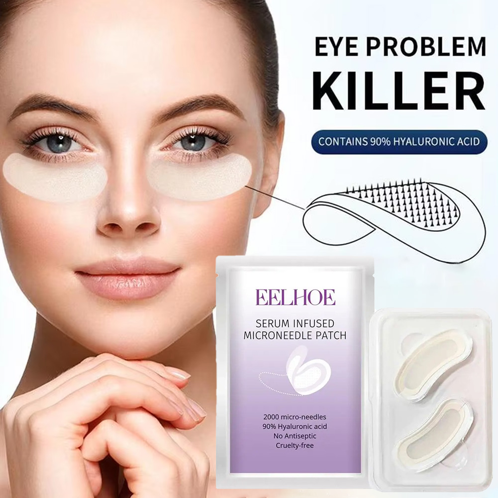 1 Pair Micro-needle Eye Patch  - Collagen Eye Patch avaliação e preço