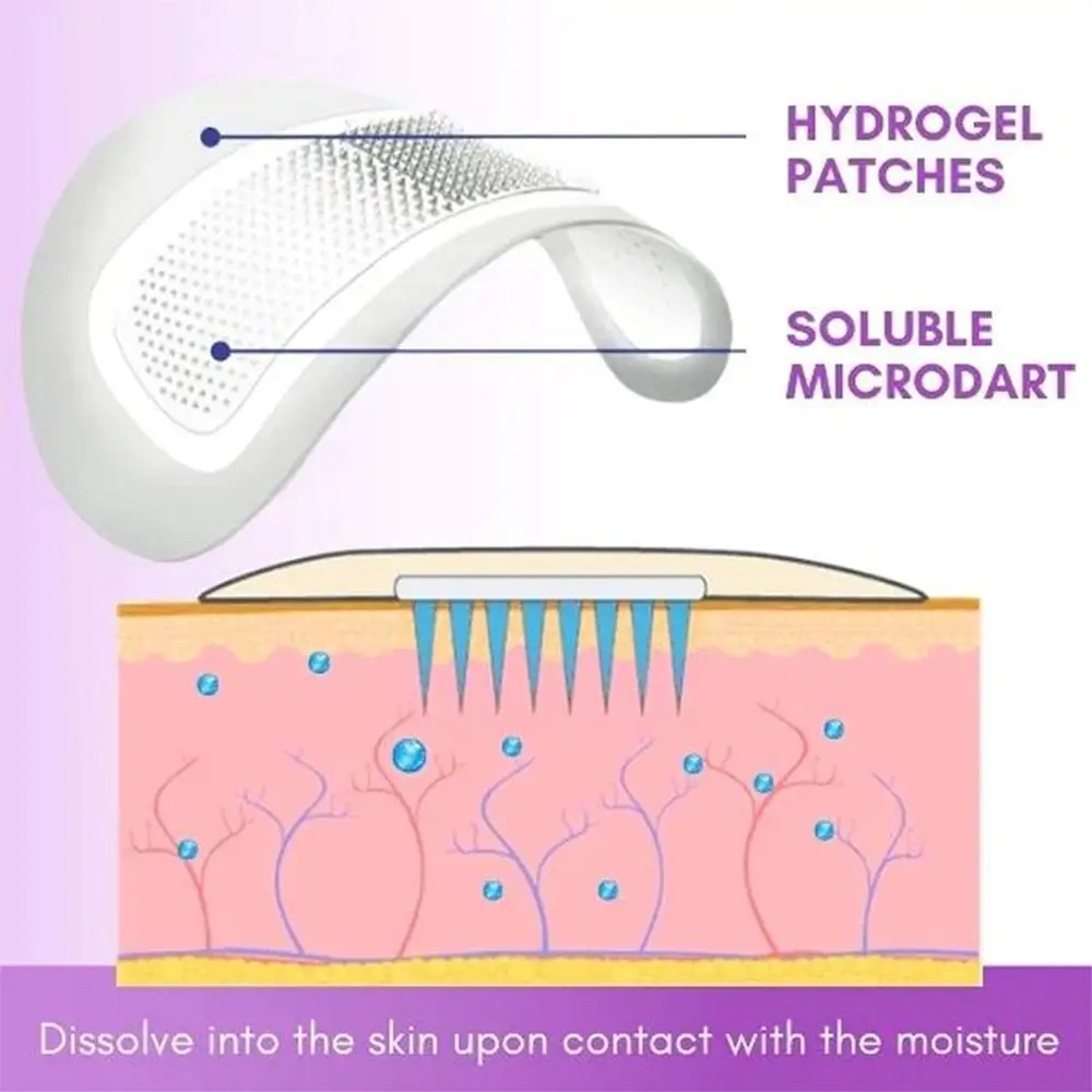 1 Pair Micro-needle Eye Patch  - Collagen Eye Patch avaliação e preço