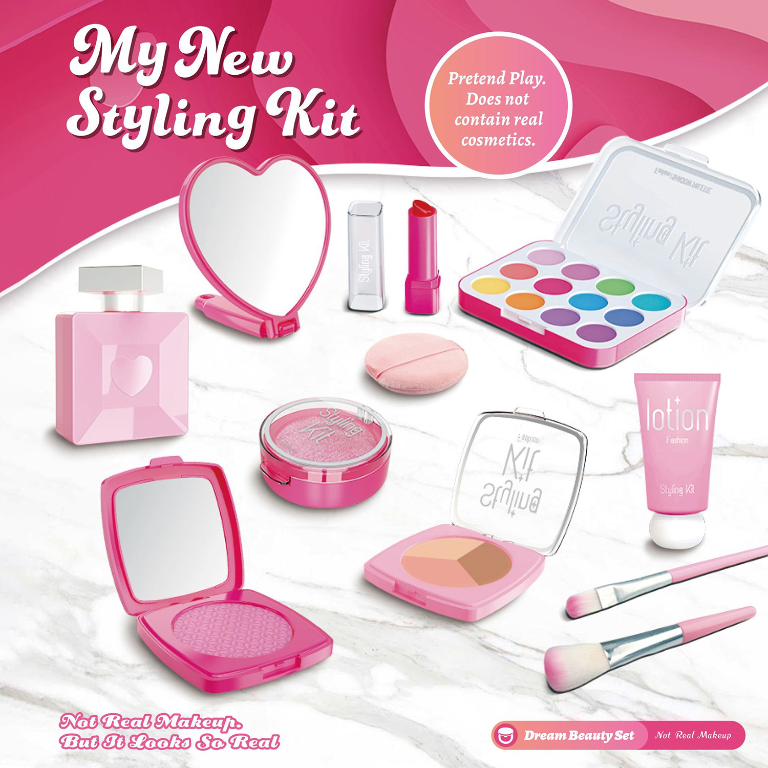 Girl's Makeup Toy Set Simulate - Beauty Real Makeup avaliação e preço