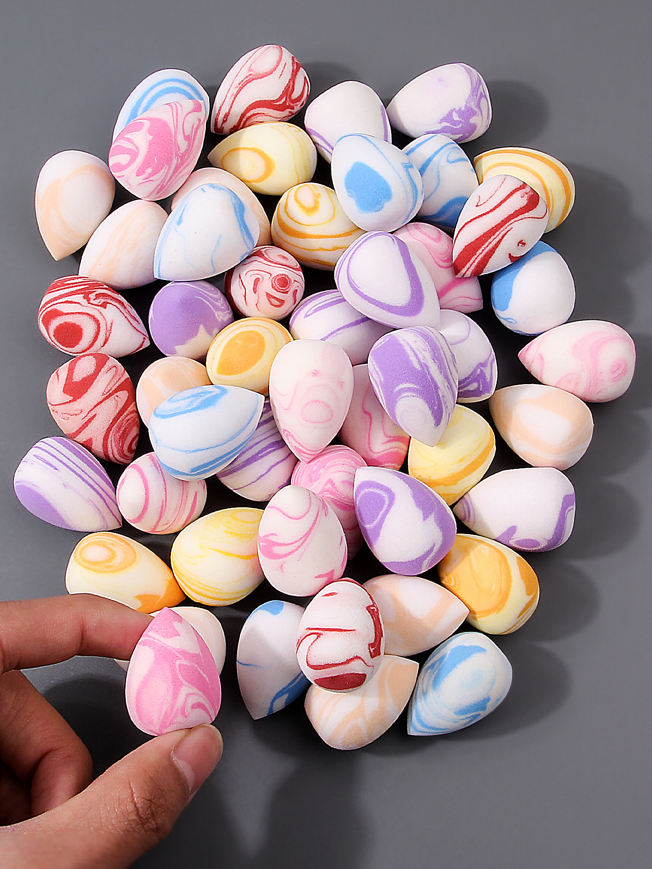 50pcs Mini Makeup Sponge Set - - Beauty Blender In Makeup avaliação e preço