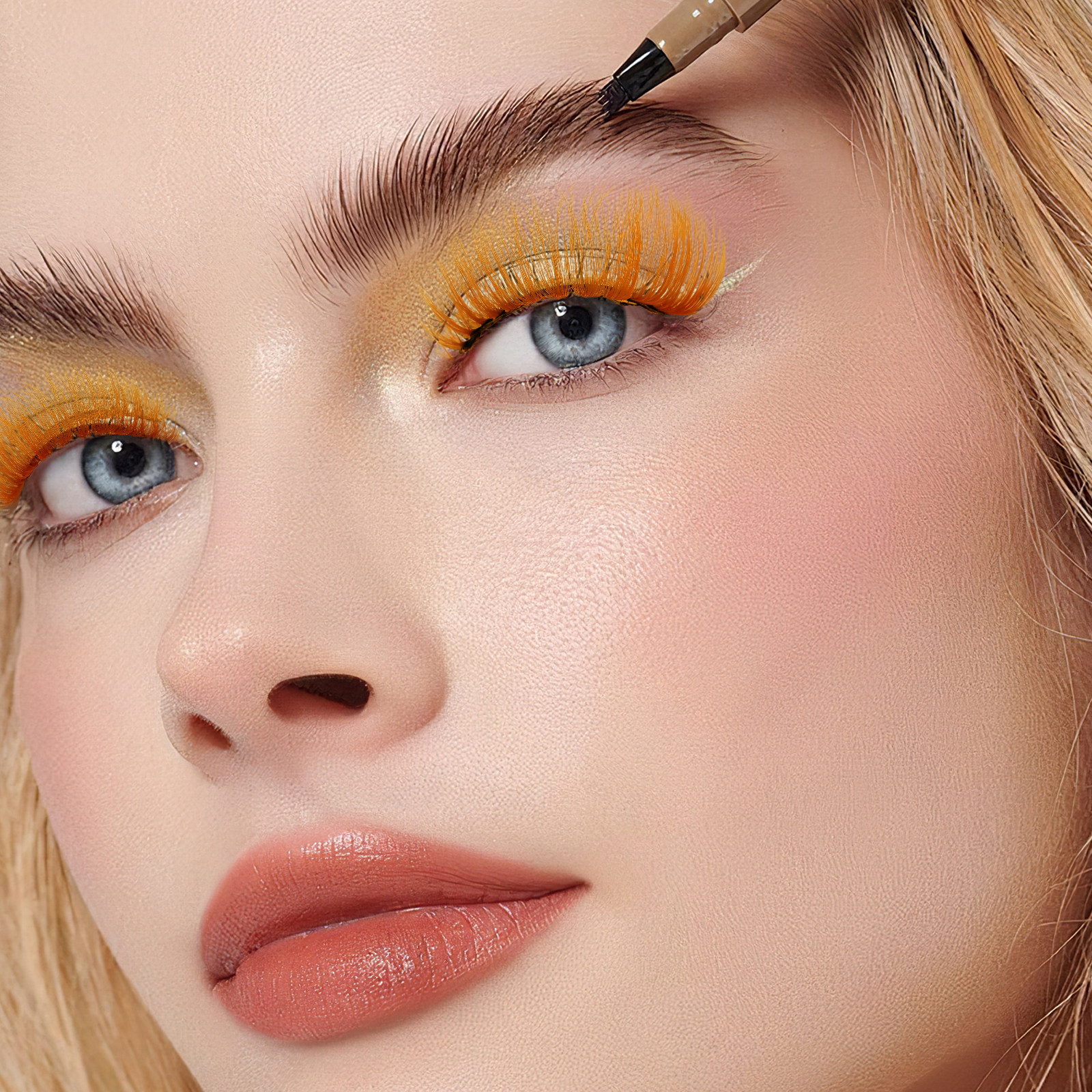 5Pairs Vibrant Colorful False  - Beauty Without Makeup avaliação e preço