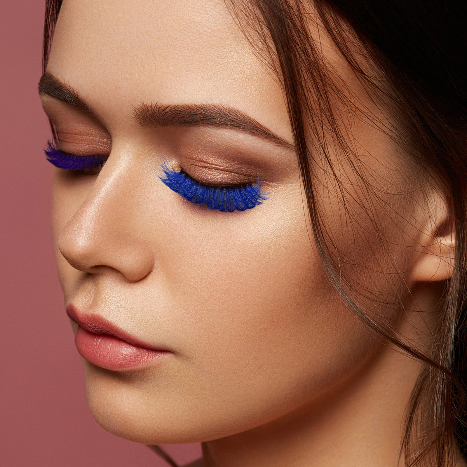 5Pairs Vibrant Colorful False  - Beauty Without Makeup avaliação e preço