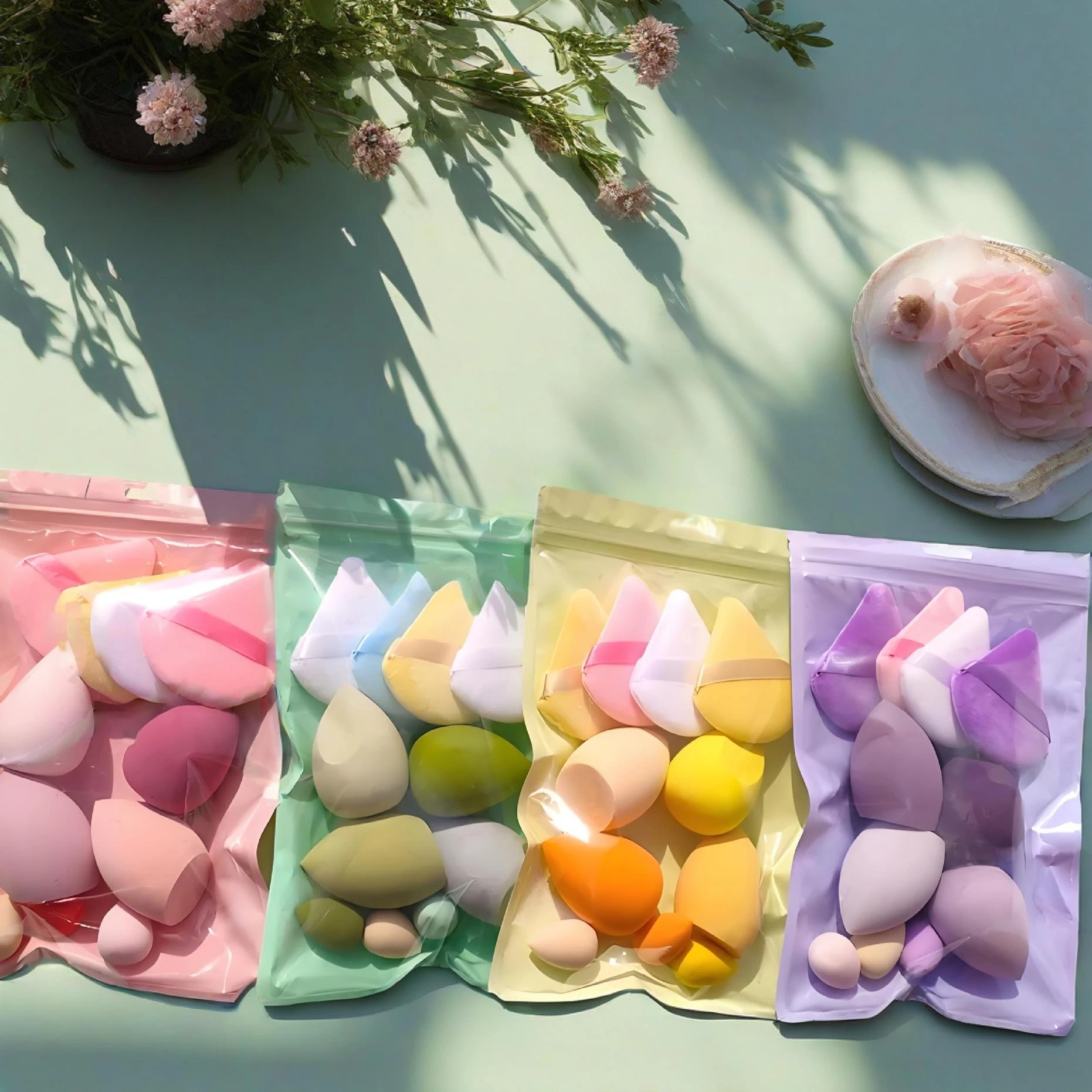 11Pcs Soft Makeup Sponge Blend - Beauty Blender In Makeup avaliação e preço